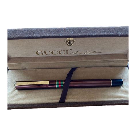 gucci fountain pen brown